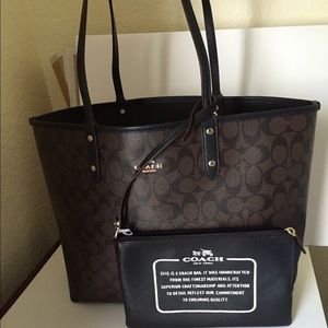 Coach Reversible Handbag with extra Storage Case